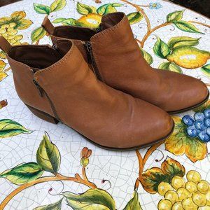 Lucky Brand Carmel Color Basel Booties in size 9